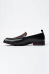 Kavith_Black Evening Square Toe Loafers _Online_at_Aza_Fashions