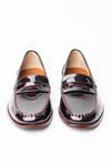Shop_Kavith_Maroon Classic Penny Loafers _at_Aza_Fashions