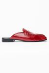 Buy_Kavith_Red Zaki Bordo Evening Slippers _Online_at_Aza_Fashions
