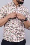 Buy_Arihant Rai Sinha_White Cotton Floral Vine Print Shirt _Online_at_Aza_Fashions