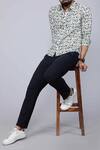 Buy_Arihant Rai Sinha_White Cotton Floral Vine Print Casual Shirt _Online_at_Aza_Fashions