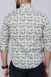 Shop_Arihant Rai Sinha_White Cotton Floral Vine Print Casual Shirt _at_Aza_Fashions