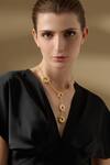 Buy_Joules By Radhika_Gold Plated Solene Pendant Necklace _at_Aza_Fashions