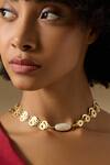 Buy_Joules By Radhika_Gold Plated Anina Tone Necklace _Online_at_Aza_Fashions