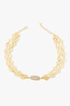 Shop_Joules By Radhika_Gold Plated Anina Tone Necklace _at_Aza_Fashions