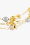 Joules By Radhika_Gold Plated Mireya Choker With Baroque Pearls _Online_at_Aza_Fashions