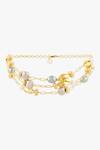 Shop_Joules By Radhika_Gold Plated Mireya Choker With Baroque Pearls _at_Aza_Fashions