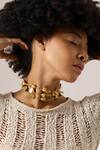 Buy_Joules By Radhika_Gold Plated Contemporary Caelia Choker _at_Aza_Fashions