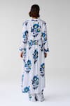 Shop_Cotton and Clay_White Floral Print Jacket And Trouser Set _at_Aza_Fashions