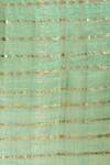 Samyukta Singhania_Bottle Green Silk Blend Dupatta_at_Aza_Fashions