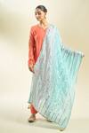 Shop_Samyukta Singhania_Sky Blue Silk Blend Dupatta_Online_at_Aza_Fashions
