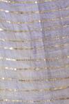 Samyukta Singhania_Navy Blue Silk Blend Dupatta_at_Aza_Fashions