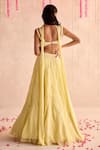 Seema Thukral_Yellow Embellished Lehenga Set _Online_at_Aza_Fashions