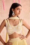 Shop_Seema Thukral_Yellow Embellished Lehenga Set _Online_at_Aza_Fashions