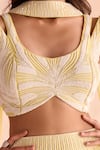 Seema Thukral_Yellow Embellished Lehenga Set _at_Aza_Fashions