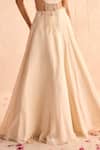 Seema Thukral_Ivory Embellished Blouse And Lehenga Set _Online_at_Aza_Fashions