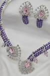 Shop_kavipushp_Royal Sapphire Bliss Necklace Jewellery Set 