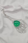 Buy_kavipushp_Green Stone Beaded Necklace Jewellery Set 