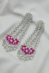 Buy_kavipushp_Eternal Flower Necklace Bling Set _Online_at_Aza_Fashions