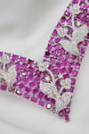 kavipushp_Mozambique Pink Stone And Diamonds Necklace Jewellery Set _at_Aza_Fashions