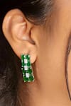 Buy_kavipushp_Elegant Green Fancy 2-layer Studded Necklace Jewellery Set _Online_at_Aza_Fashions