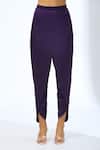 Buy_Prisho_Purple Gota Embroidered Kurta Dhoti Pant Set _Online_at_Aza_Fashions