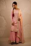Buy_Avaha_Baby Pink Raas Sharara Set _at_Aza_Fashions