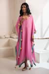 Avaha_Gulaliya Pink Kaftan _Online_at_Aza_Fashions