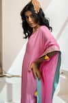 Avaha_Gulaliya Pink Kaftan _at_Aza_Fashions