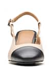 Buy_Dang Shoes_Beige Two-tone Slingback Heels _Online_at_Aza_Fashions