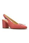 Buy_Dang Shoes_Red Bows Polka Dot Slingback Heels _at_Aza_Fashions
