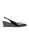 Dang Shoes Black Patent Leather Wedges Online at Aza Fashions Dang Shoes_Black Patent Leather Wedges _Online_at_Aza_Fashions