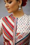 Buy_Torani_Multi Color Round Neck Coromandel Kashvi Designer Blouse _Online_at_Aza_Fashions
