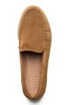 Shop_Dang Shoes_Cobalt Cognac Suede Leather Loafers _at_Aza_Fashions