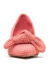 Buy_Dang Shoes_Red Polka Dot Bow Wedge _Online_at_Aza_Fashions