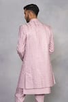 Shop_Gargee Designers_Purple Polyester, Viscose Embroidery, Sequins Zaheen Lilac Indowestern Set _at_Aza_Fashions