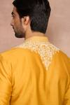 Buy_Gargee Designers_Yellow Embroidered Mustard Kurta Set _Online_at_Aza_Fashions