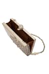 Buy_Samyukta Singhania_Embellished Silver Clutch With Chain _Online_at_Aza_Fashions