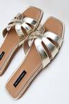 Shradha Hedau Footwear Couture_Beige Designer Aria Flats _at_Aza_Fashions
