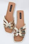 Buy_Shradha Hedau Footwear Couture_Beige Designer Aria Flats _at_Aza_Fashions