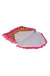 Samyukta Singhania_Peach Embroidery, Tassels Designer Handbag With Sling _Online_at_Aza_Fashions