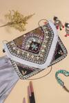 Buy Nazaakat By Samara Singh Multi Color Sequins, Beads Designer Handbag at Aza Fashions Buy_Nazaakat By Samara Singh_Multi Color Sequins, Beads Designer Handbag _at_Aza_Fashions