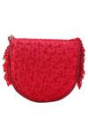 Buy_Nazaakat By Samara Singh_Red Beads, Sequins Beaded Silk Handbag _Online_at_Aza_Fashions