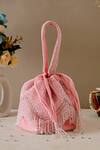 Buy Nazaakat By Samara Singh Pink Beads, Sequins Beaded Potli Handbag at Aza Fashions Buy_Nazaakat By Samara Singh_Pink Beads, Sequins Beaded Potli Handbag _at_Aza_Fashions