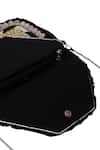 Buy_Nazaakat By Samara Singh_Black Sequins, Beads Embroidered Silk Handbag _Online_at_Aza_Fashions