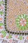 Nazaakat By Samara Singh Peach Beads, Embroidery Embellished Silk Handbag at Aza Fashions Nazaakat By Samara Singh_Peach Beads, Embroidery Embellished Silk Handbag _at_Aza_Fashions