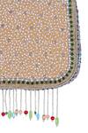 Buy Nazaakat By Samara Singh Peach Beads, Embroidery Embellished Silk Handbag Online Buy_Nazaakat By Samara Singh_Peach Beads, Embroidery Embellished Silk Handbag _Online