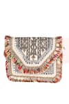 Shop Nazaakat By Samara Singh Multi Color Sequins, Tassels Embellished Handbag Online at Aza Fashions Shop_Nazaakat By Samara Singh_Multi Color Sequins, Tassels Embellished Handbag _Online_at_Aza_Fashions