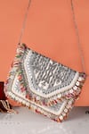 Buy Nazaakat By Samara Singh Multi Color Sequins, Tassels Embellished Handbag at Aza Fashions Buy_Nazaakat By Samara Singh_Multi Color Sequins, Tassels Embellished Handbag _at_Aza_Fashions