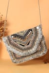 Buy Nazaakat By Samara Singh Multi Color Sequins, Studs Designer Handbag With Sling at Aza Fashions Buy_Nazaakat By Samara Singh_Multi Color Sequins, Studs Designer Handbag With Sling _at_Aza_Fashions